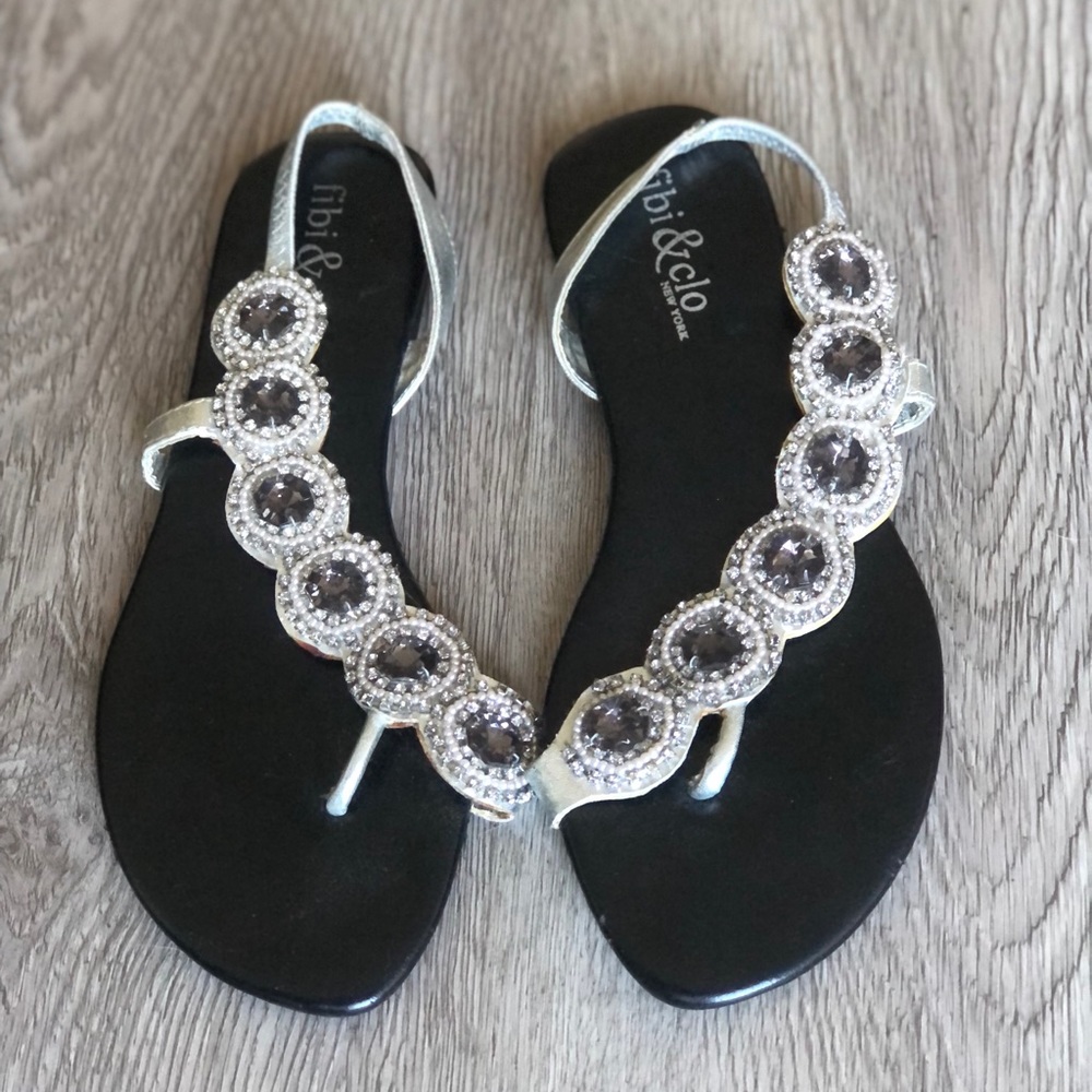 Fibi & Clo New York Sandals Size  6| Color: Black